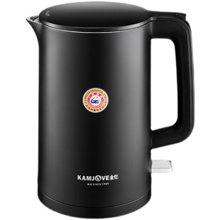 金灶E18双层防烫烧水壶家用304不锈钢自动断电静音大容量电热水壶