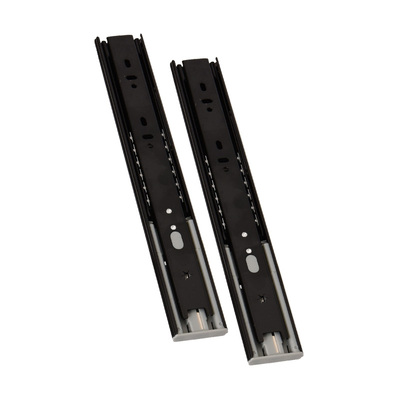 三节抽屉滑道轨道导轨条阻尼缓冲抽拉轨道侧装推c45地轨静音滚珠