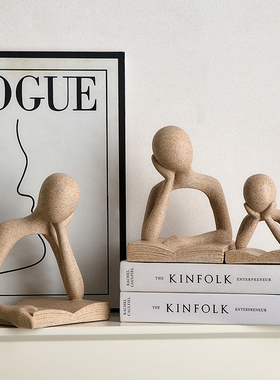 小众抽象人物艺术摆件高级感轻奢客厅书桌面家居饰品创意现代简约