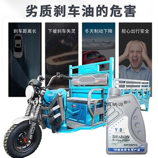 刹车油制动液机动车摩托车制动泵专用dot3制动液汽车离合器制动油