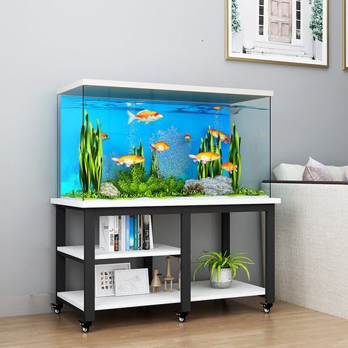 家用鱼缸架子承重鱼缸底柜金属底架鱼缸底座鱼缸柜可移动鱼缸架