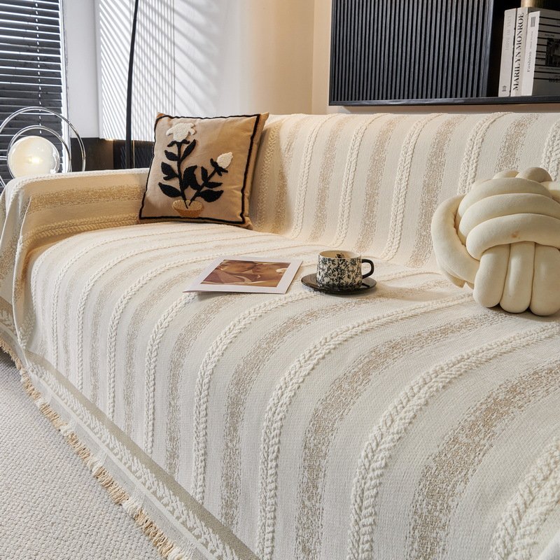 2024新款沙发巾一整张全盖高级感四季通用沙发套罩防滑沙发盖布毯