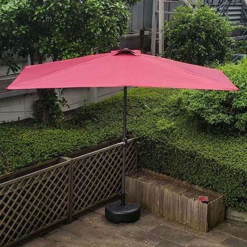 户外贴遮阳伞阳台绿植物露台庭院伞遮阳伞长方形侧边伞