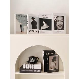 生活斯堪的纳维亚人造书家居装饰装饰品电视柜模型房书房桌面装饰