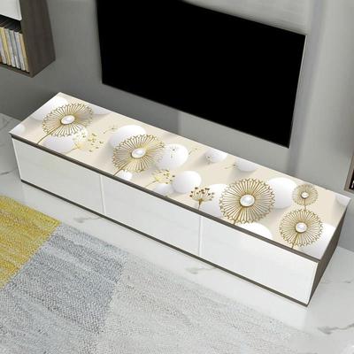 电视柜桌布简单现代3D防水和防油斯堪的纳维亚长鞋柜覆盖布长方形