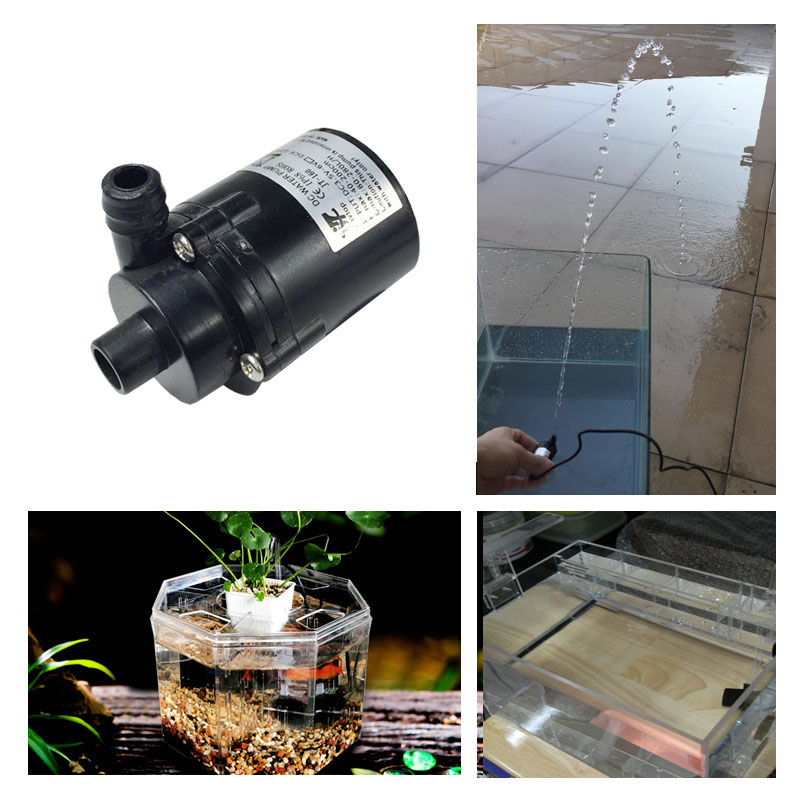 USB直流无刷小水泵潜水泵陆用泵 3V5V6V9V 微型水泵静音