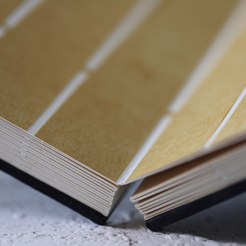 同和纸庄 汉简册页 书法空白宣纸册页 小楷半熟书法专用复古折页