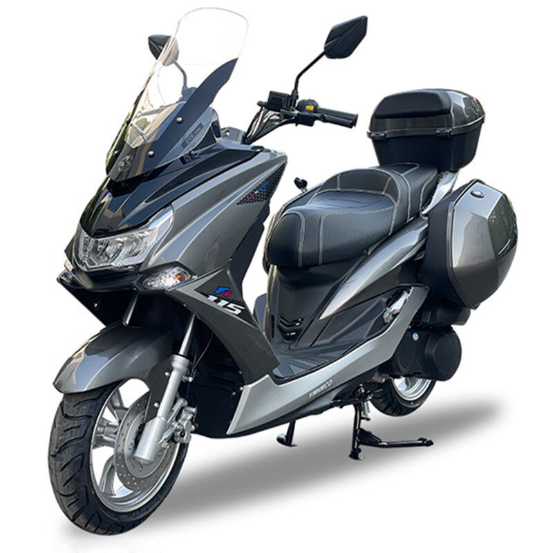 新款宏图狮吼踏板摩托车燃油150国四电喷大型整车全新包邮可上牌