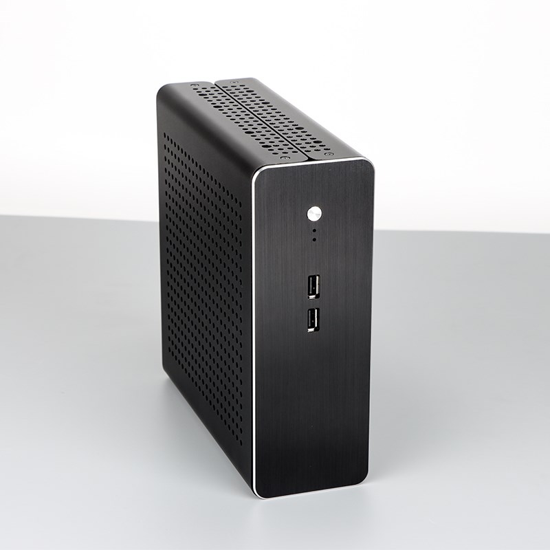 联达G70S全铝迷你机箱HTPC台式电脑主机箱办公工控Mini-ITX小机箱