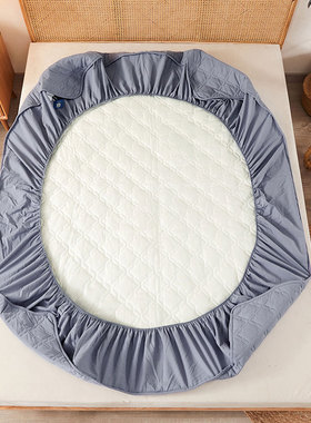 A类抗菌防水床笠全棉135x200床罩隔尿透气150190可机洗床笠罩a