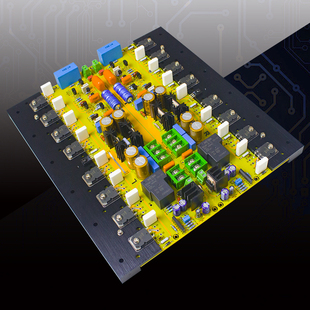 高文甲类场管发烧级成品功放板HI-END大功率纯后级板超E550/A60