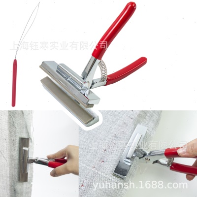 tufting gun使用工具 拉布夹宽嘴绷布钳 绷布工具拉布夹