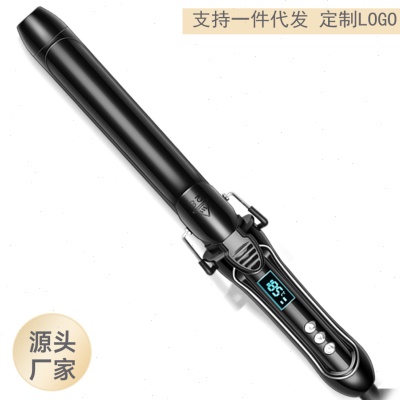 新款陶瓷釉烫卷发棒大卷小卷梨花头卷发器电卷棒烫发蛋卷头液晶屏