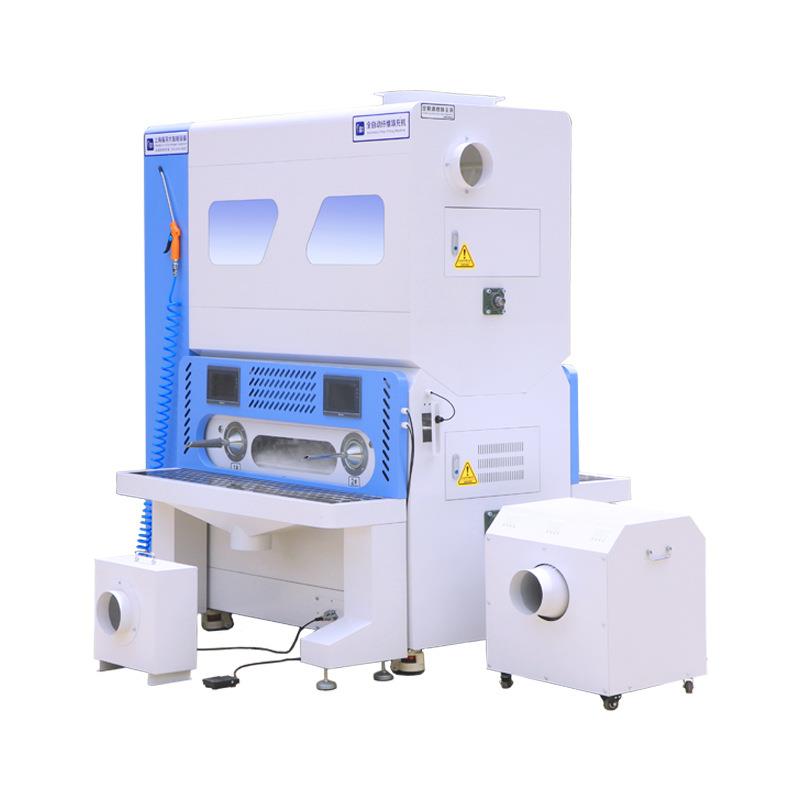 轻薄款滑雪羽绒服充绒厂供福大46T四头全自动电脑定量充绒机