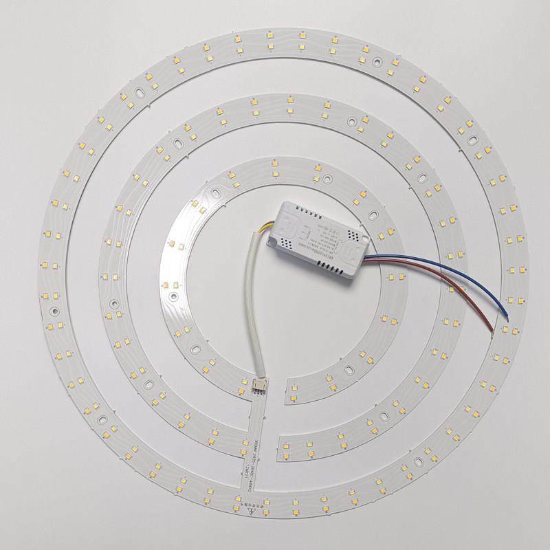 led吊扇灯客厅饭厅吸顶灯灯芯圆形改造灯板贴片三色遥控光源灯珠,家装灯饰光源,LED球泡灯,淘宝优惠券,粉丝福利购,淘宝优惠卷