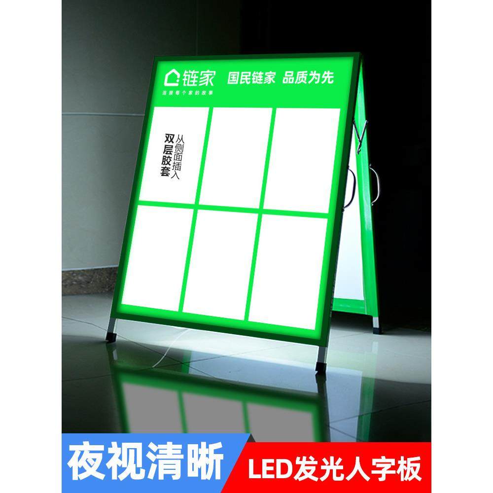 炼家房源展示牌驻守板双面海报架房产中介展板人字广告牌A字展架,商业/办公家具,广告牌/标识牌,淘宝优惠券,粉丝福利购,淘宝优惠卷