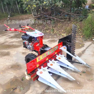 手扶式材割晒机 易操作柴油稻麦割倒机 汽油辣椒收割机