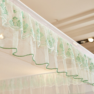 蚊帐家用1.35x1.9m儿童防摔1.5x1.9m蒙古包2米x2米大床蚊帐回底夏