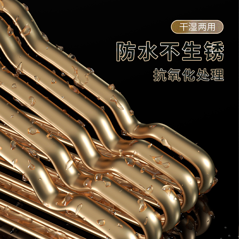 铝合金衣架轻奢高级衣挂家用挂衣无痕不起包防肩角不锈钢晾衣撑子