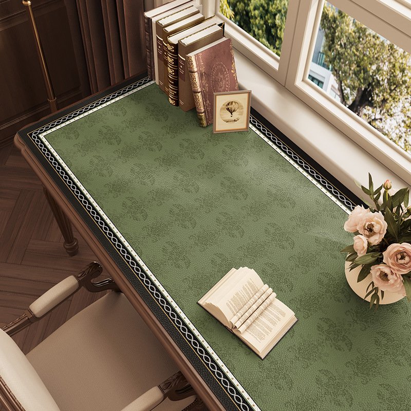 美式复古桌垫书桌学生可裁剪写字台桌布桌面保护垫防水梳妆台布垫