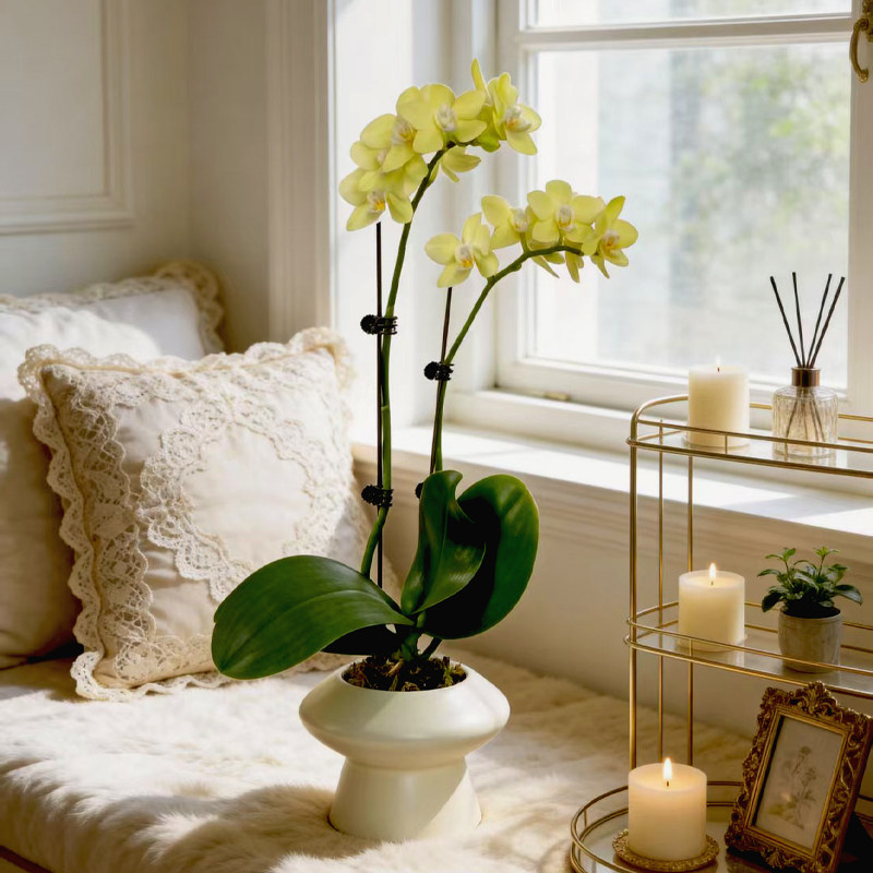 年宵花卉蝴蝶兰带花室内带花带花苞特大号高级感盆栽鲜花兰花洋兰