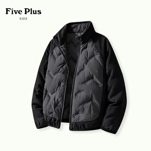 Five Plus男童轻薄羽绒内胆2026新款冬季羽绒服儿童冬装校服神器