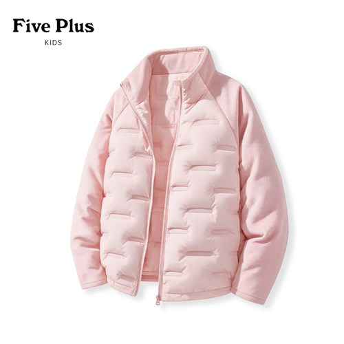 Five Plus童装女童轻薄羽绒服冬装2026新款儿童校服神器保暖外套