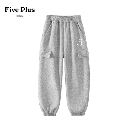 Five Plus儿童工装裤2026新款秋装青少年洋气休闲裤女童运动裤子