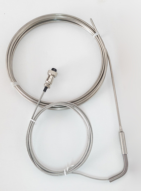 K型N型高温热电偶0~1200高精度inconel600探针材质可弯曲长探头