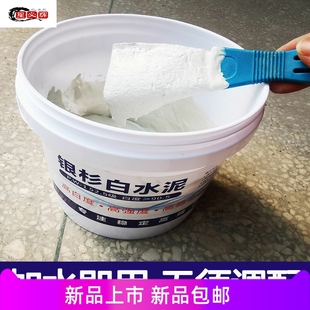 高标525白水泥家用防水化妆室瓷砖填缝补墙堵洞地漏速乾快乾包邮