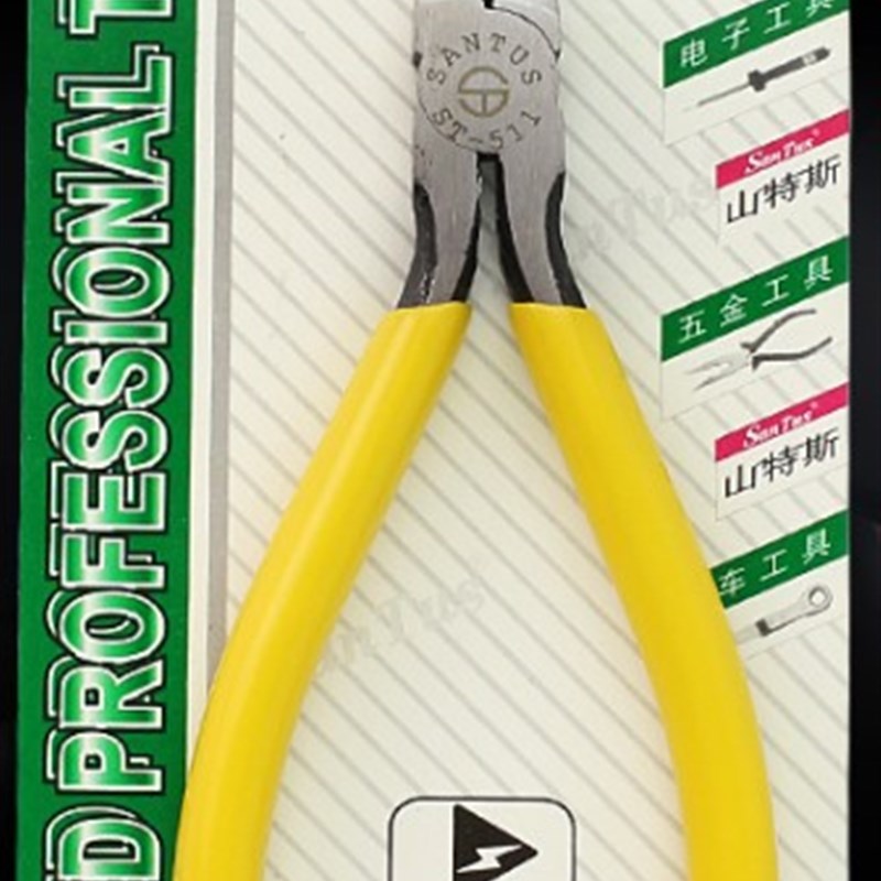 山特斯 SANTUS精钢斜口钳501 迷尔钳 斜嘴钳子 维修师父常用