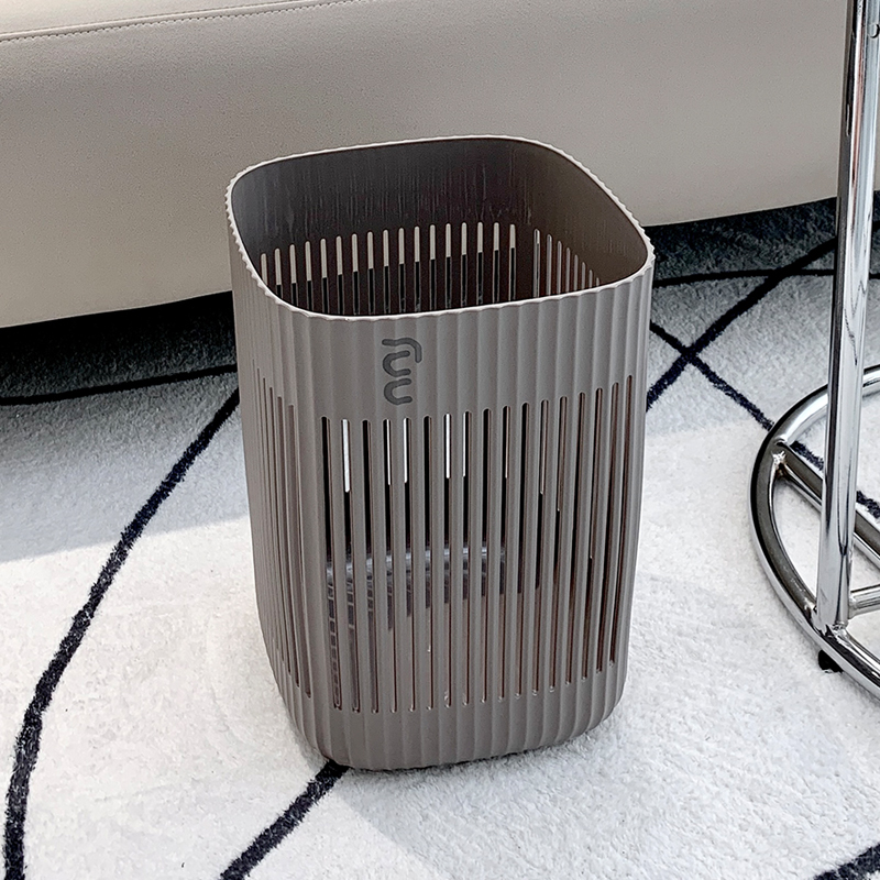 栋哈家用简约垃圾桶客厅卧室现代创意北欧无盖厨房大小号塑料纸篓