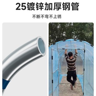 家用温室花房暖房花棚骨架保温多肉阳台楼顶庭院室外小型植物过冬