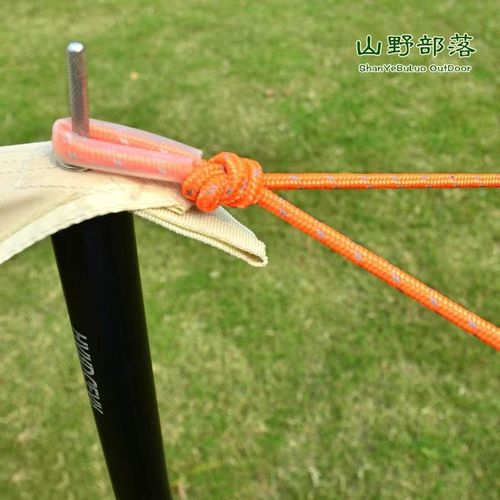 户外露营天幕主绳调节器撑杆固定拉绳自锁风绳拉紧器一拉紧紧绳器