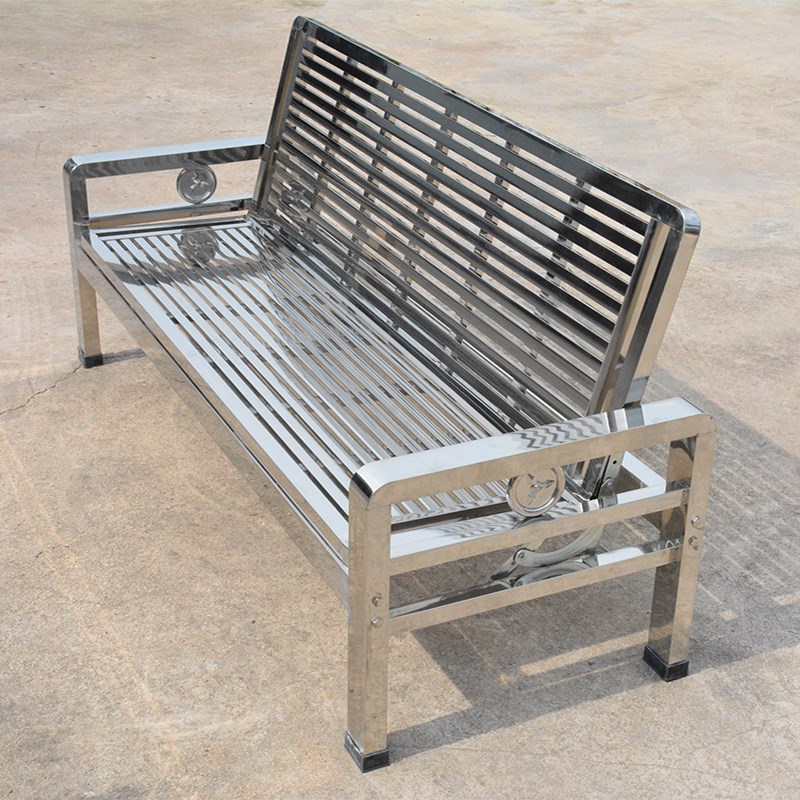 不锈钢沙发床两用可折叠多功能沙发铁艺长椅客厅午睡304方脚新款