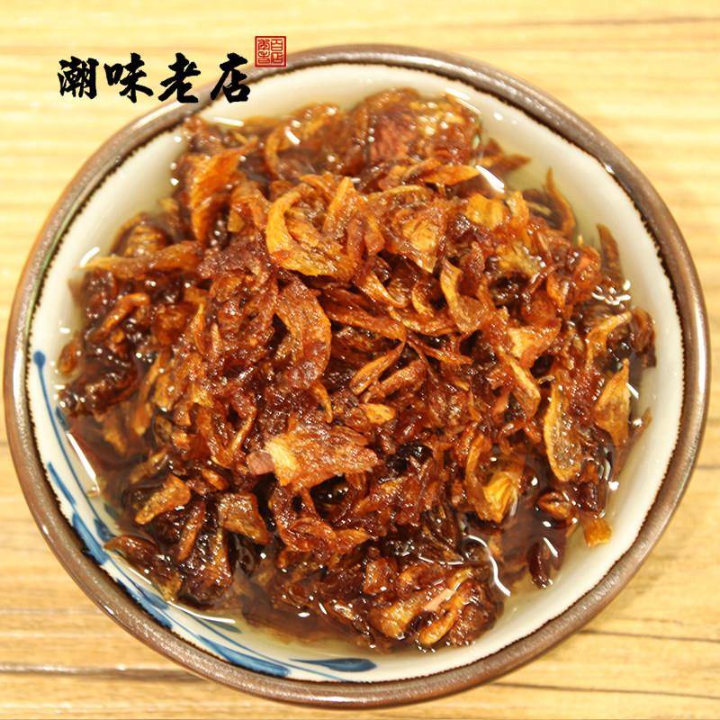 乐落食潮汕特产葱珠油香葱油煮汤炒饭拌面调料红葱油红葱酥葱头酥