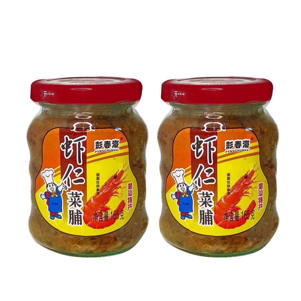 虾仁拌饭酱潮汕特产彭春海虾仁菜脯萝卜干下饭小菜 拌饭菜早餐宵