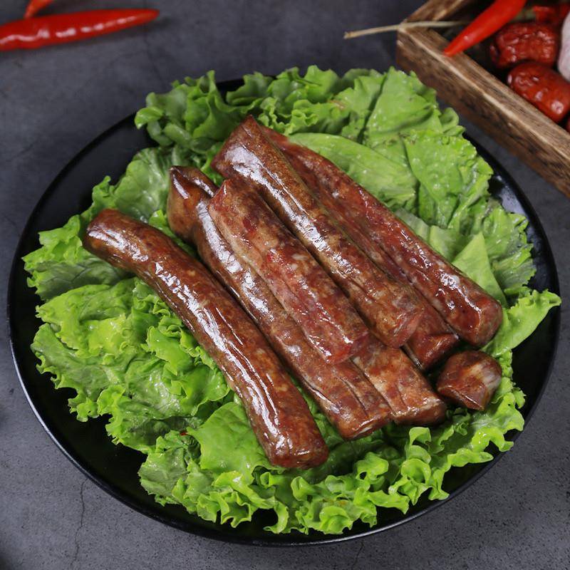 哈潇壹2袋红肠哈尔滨红肠东北特产风干肠猪肉香肠货源纯肉风干肠
