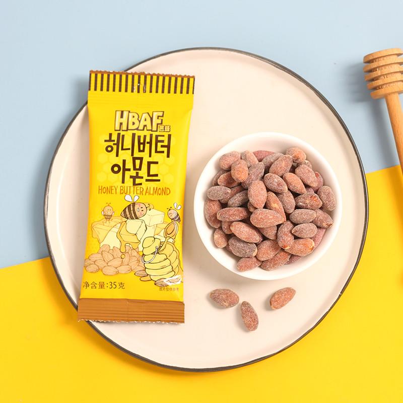 韩国进口零食蜂蜜黄油杏仁