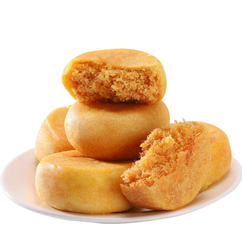 肉松饼早餐面包肉松蛋糕学生零食传统肉松派点心整箱休闲食品小吃