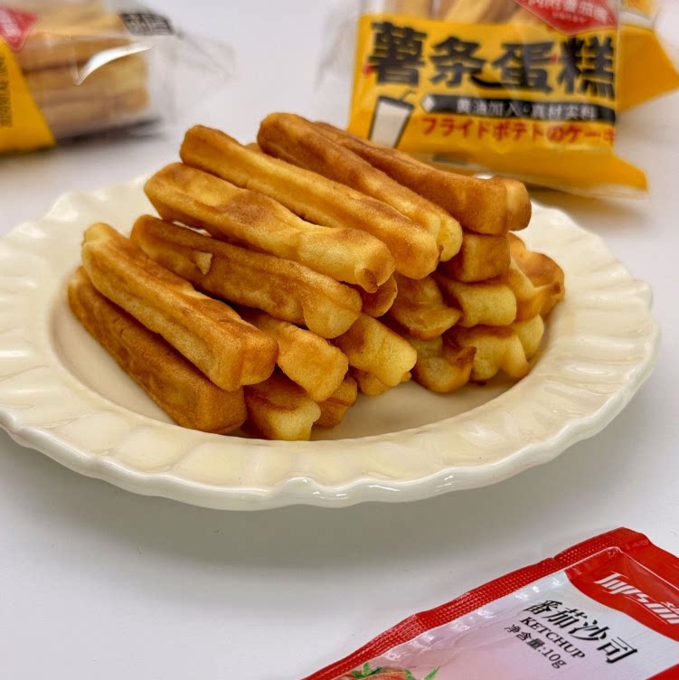 飞业十品薯条蛋糕儿童零食非油炸办公室营养早餐下午茶小吃糕点