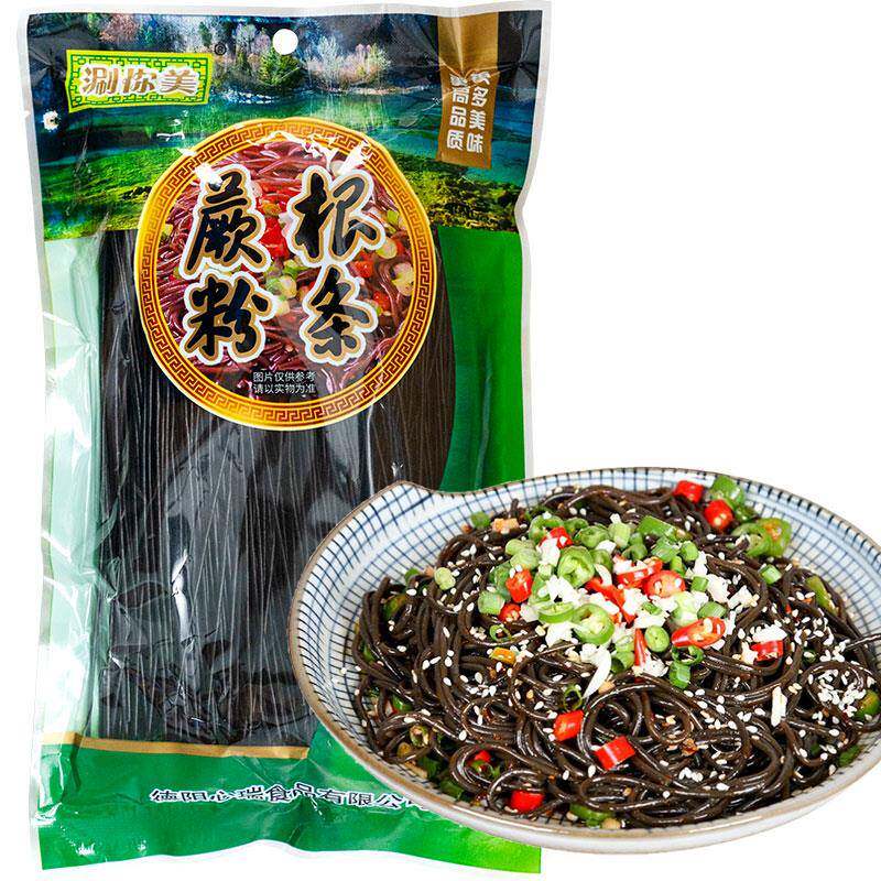 蜀姑娘蕨根粉厥根蕨根粉凉拌葛根干 干粉代餐土豆川粉丝宽粉条整