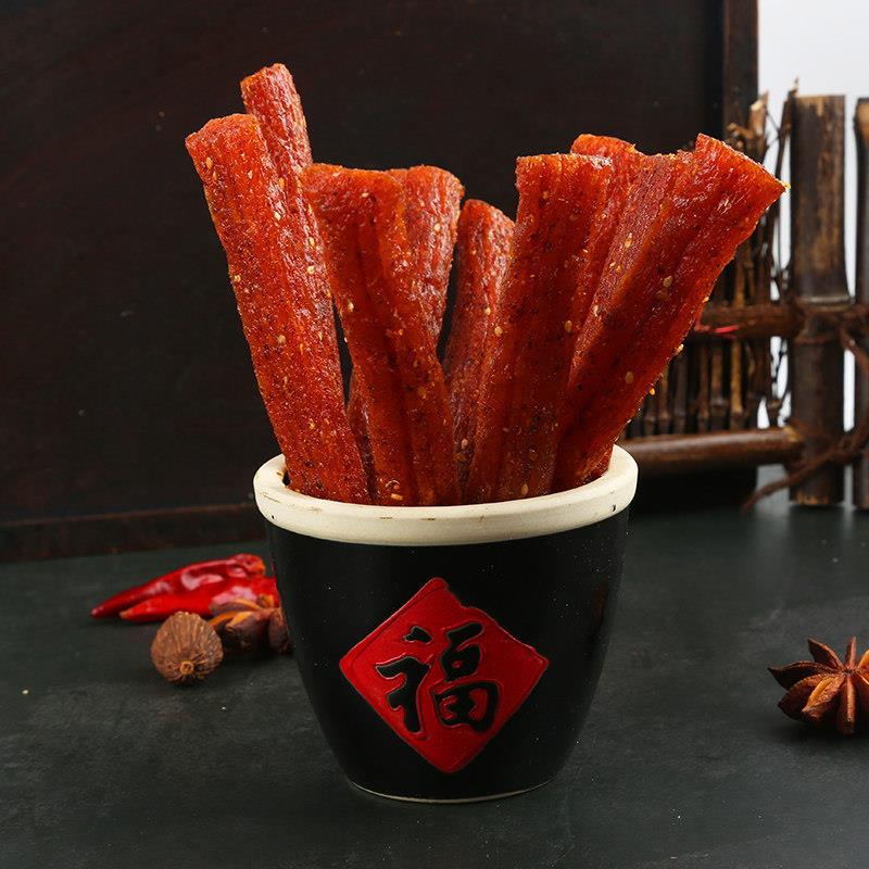 源氏素牛尾巴18gx50袋包装麻辣大刀肉素食辣条辣片小吃怀旧小零食