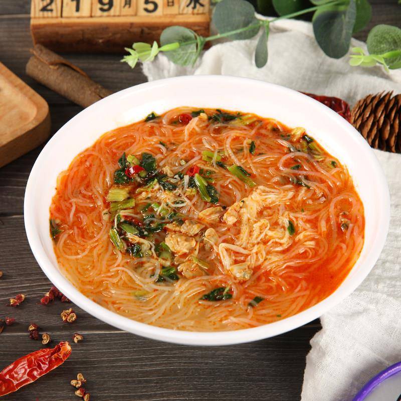 食族人花甲粉速食整箱网红锡纸花蛤粉丝米线宿舍懒人即食