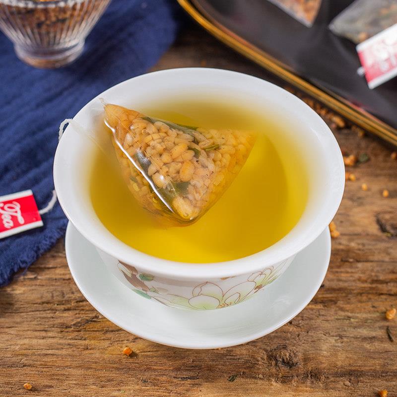 玄米茶100包日式寿司店玄米茶包小袋装蒸青绿茶另售奶茶饮料茶包