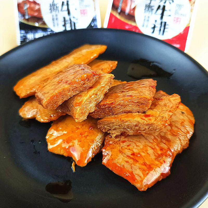 新货手撕素牛排豆干素肉素