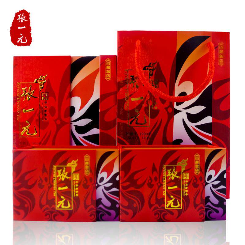 茶叶红脸谱茉莉花茶茉莉白龙峰100g送礼茗茶茶叶礼盒