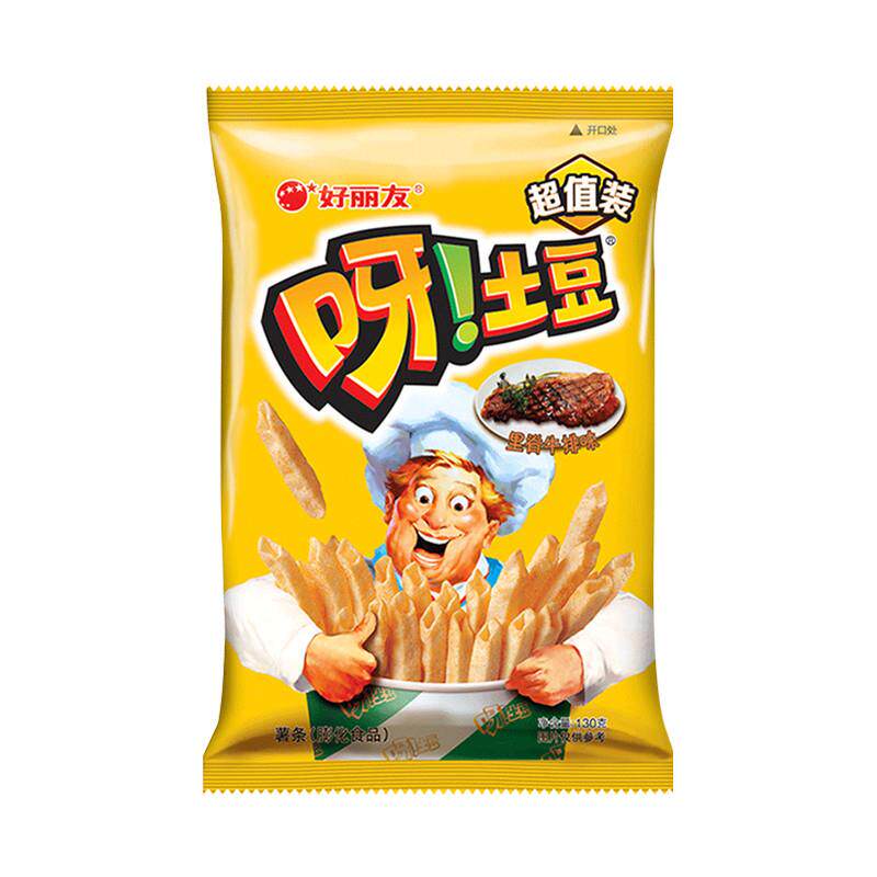 好丽友呀土豆里脊牛排味膨
