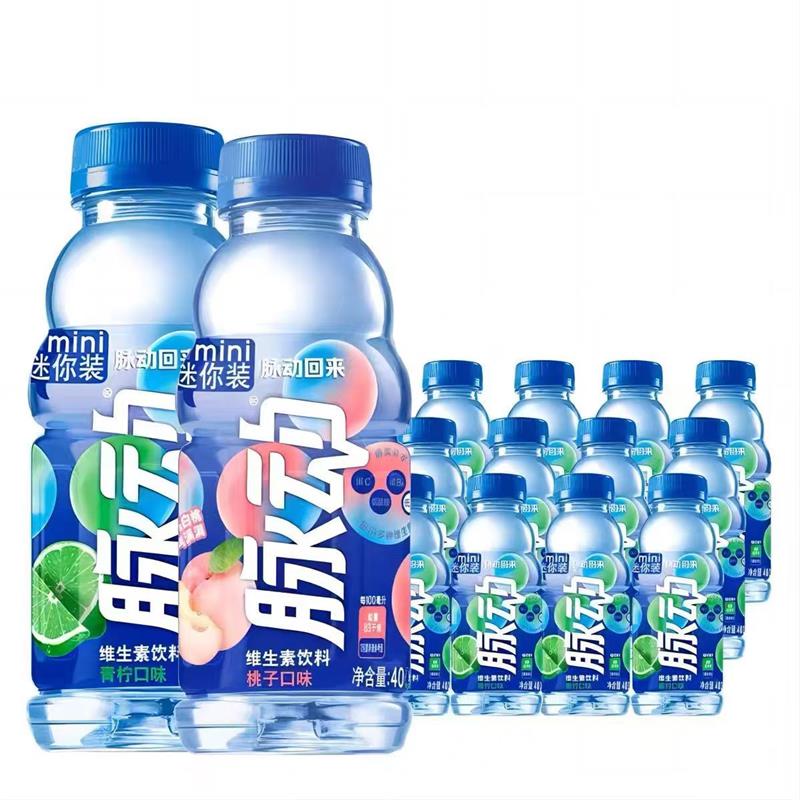 新货400ML*24瓶青柠味桃子