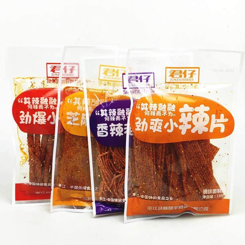 新货辣条小面筋香辣老丝饥